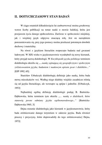Strona 10 pracy „Nazwy sprzętów kuchennych, produktów spożywczych i posiłków w polszczyźnie mówionej mieszkańców Draganowej koło Dukli”
