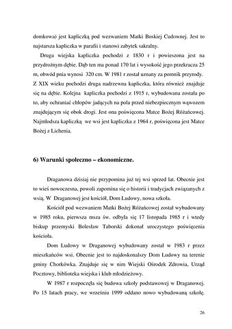 Strona 26 pracy „Nazwy sprzętów kuchennych, produktów spożywczych i posiłków w polszczyźnie mówionej mieszkańców Draganowej koło Dukli”