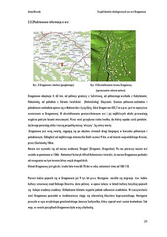 Strona 29 pracy „Zespół domów ekologicznych nawiązujących do cech regionu beskidzkiego w krajobrazie wsi Draganowa”