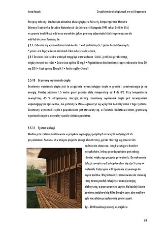 Strona 63 pracy „Zespół domów ekologicznych nawiązujących do cech regionu beskidzkiego w krajobrazie wsi Draganowa”
