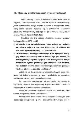 Strona 24 pracy „Słownik dyferencyjny gwary Draganowej koło Dukli”