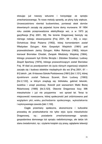 Strona 35 pracy „Słownik dyferencyjny gwary Draganowej koło Dukli”