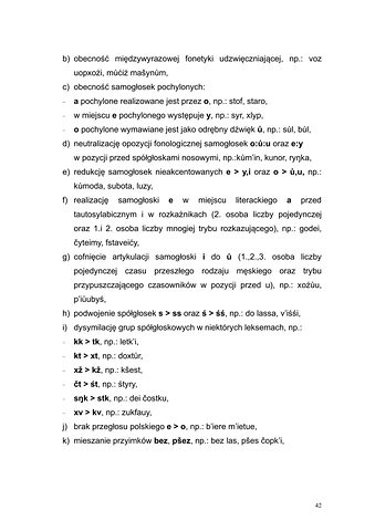 Strona 39 pracy „Słownik dyferencyjny gwary Draganowej koło Dukli”