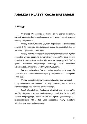 Strona 90 pracy „Słownik dyferencyjny gwary Draganowej koło Dukli”