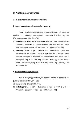 Strona 94 pracy „Słownik dyferencyjny gwary Draganowej koło Dukli”