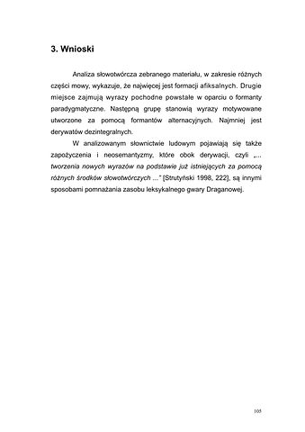 Strona 102 pracy „Słownik dyferencyjny gwary Draganowej koło Dukli”
