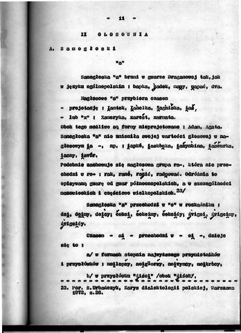 Strona 16 pracy „Gwara Draganowej”