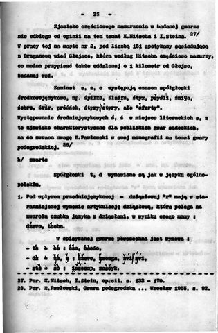 Strona 30 pracy „Gwara Draganowej”