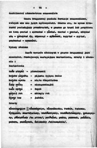 Strona 81 pracy „Gwara Draganowej”