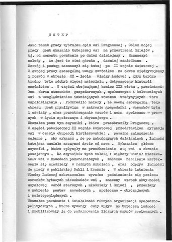Strona 4 pracy „Draganowa wieś w powiecie krośnieńskim. Monografia”