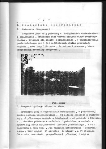 Strona 6 pracy „Draganowa wieś w powiecie krośnieńskim. Monografia”