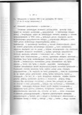 Strona 20 pracy „Draganowa wieś w powiecie krośnieńskim. Monografia”